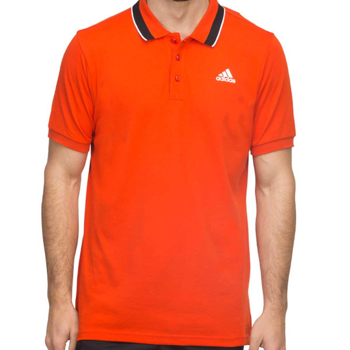 Orange adidas sales top mens